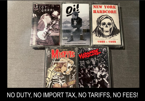 Punk rock cassette tapes - punk,